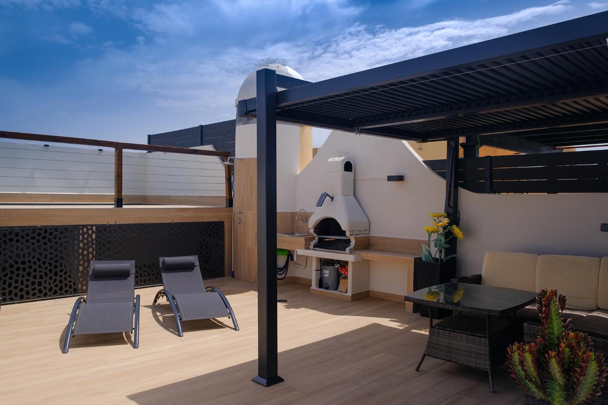 El Atico De Teresa Con Piscina Privada Climatizada A 250M Playa Appartement Vera Buitenkant foto