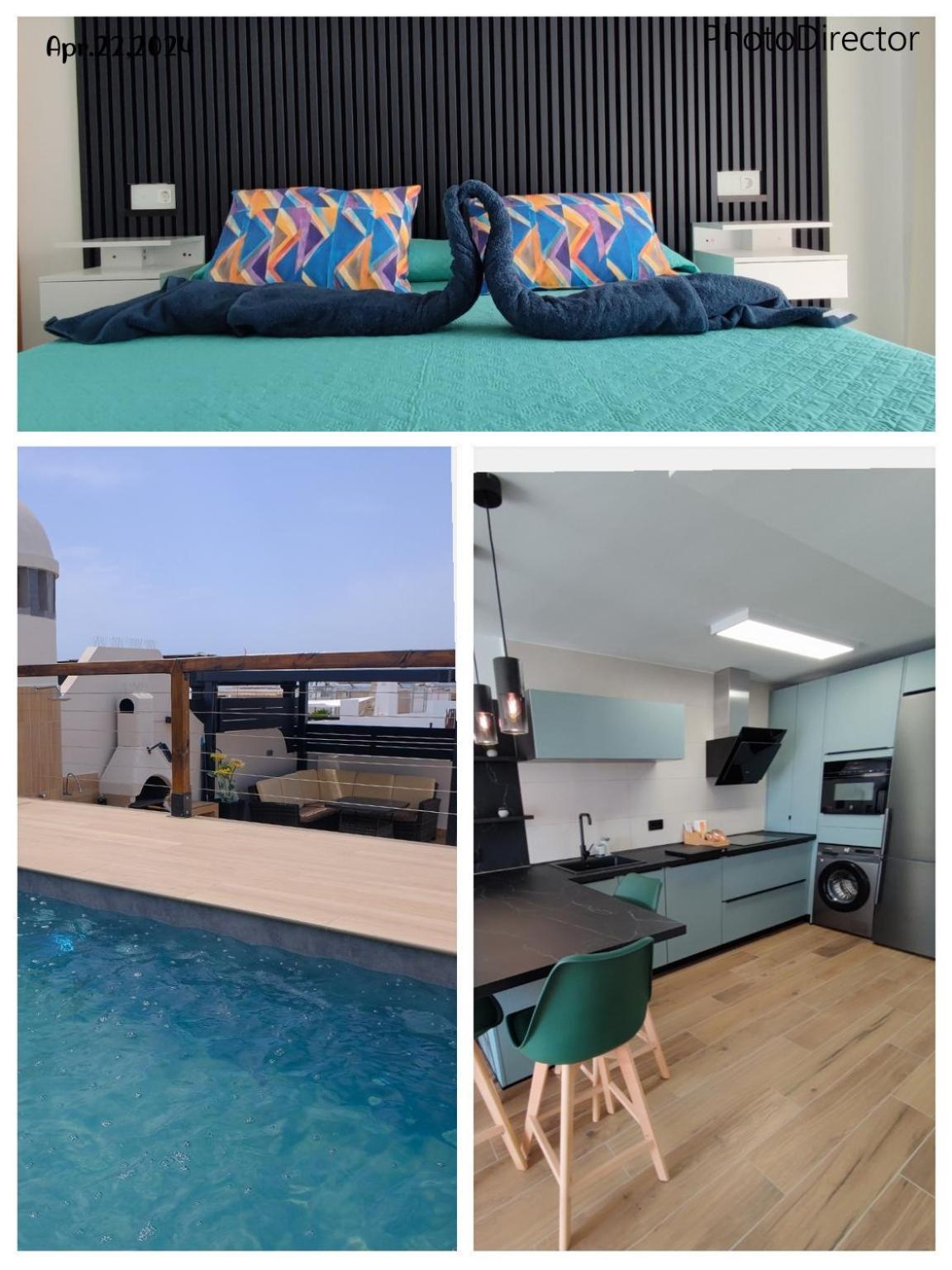 El Atico De Teresa Con Piscina Privada Climatizada A 250M Playa Appartement Vera Buitenkant foto